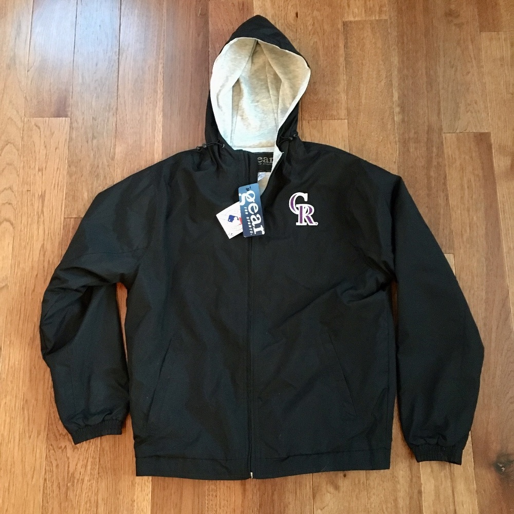 Colorado Rockies Hooded Jacket Men's size small